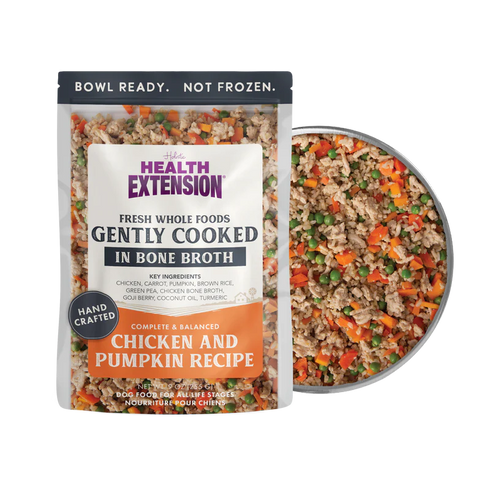 Health Extension Gently Cooked Cat & Dog Food - Chicken & Pumpkin - 9oz Pouch