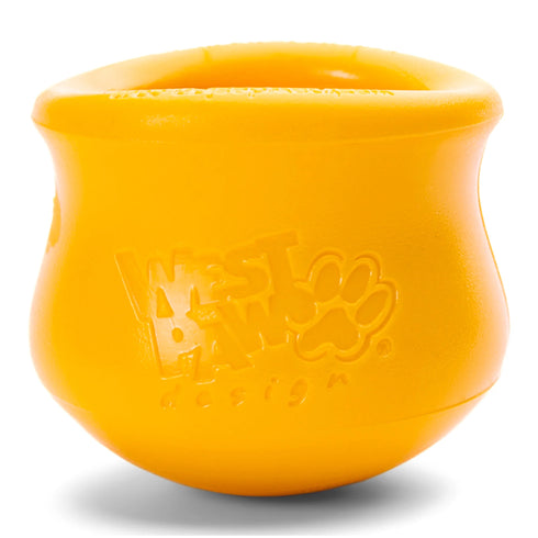 West Paw Toppl Puzzle Dog Toy - Small - Sunflower