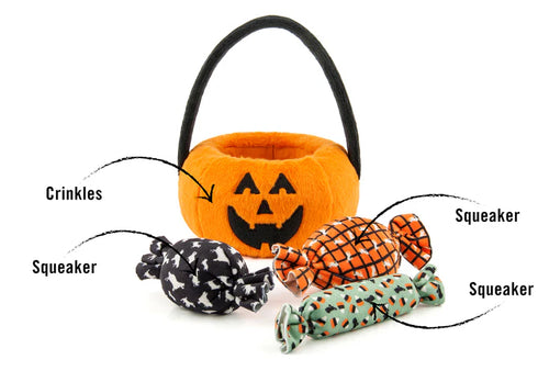 P.L.A.Y. Howl-o-ween Treat Basket Dog Toy