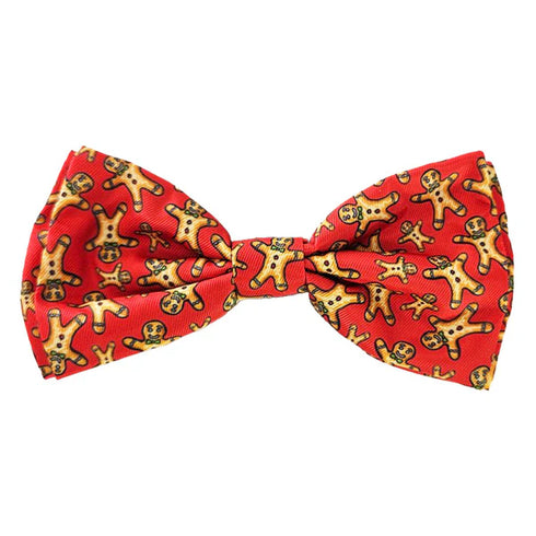 Huxley & Kent Pet Holiday Bow Tie - Large - Happy G-Man