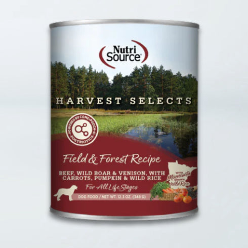 NutriSource Harvest Selects Wet Dog Food - Field & Forest - 13oz Can