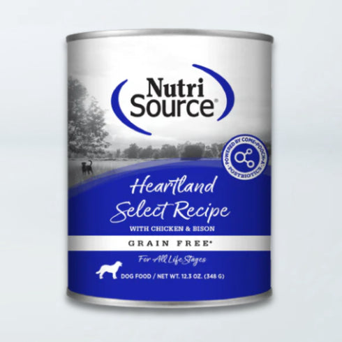 NutriSource Grain Free Wet Dog Food - Heartland Select - 12.3oz Can
