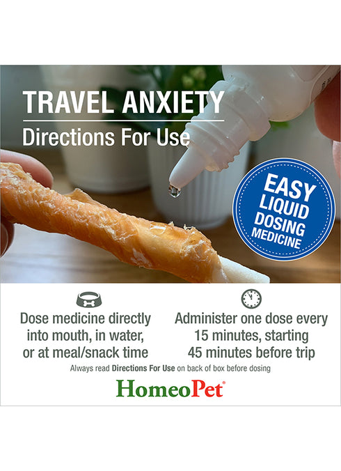 HomeoPet Travel Anxiety Relief Multispecies Supplement - 15ml