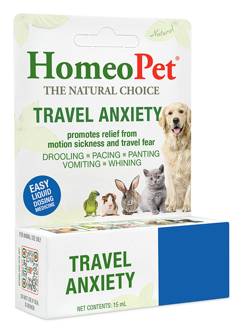 HomeoPet Travel Anxiety Relief Multispecies Supplement - 15ml