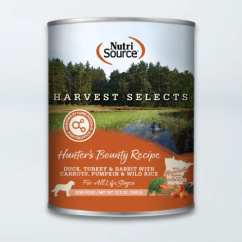 NutriSource Harvest Selects Wet Dog Food - Hunter's Bounty - 13oz Can