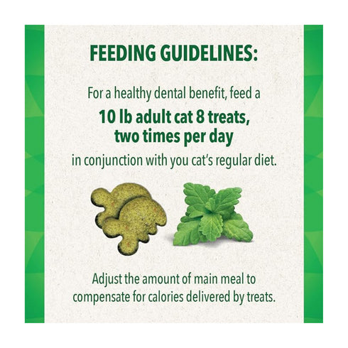 Greenies Catnip Adult Cat Dental Treats 4.6oz - Poudre Pet and Feed Supply