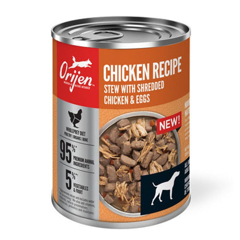 Orijen Grain Free Chicken Stew with Shredded Chicken & Eggs Wet Dog Food 12.8oz - Poudre Pet & Feed Supply