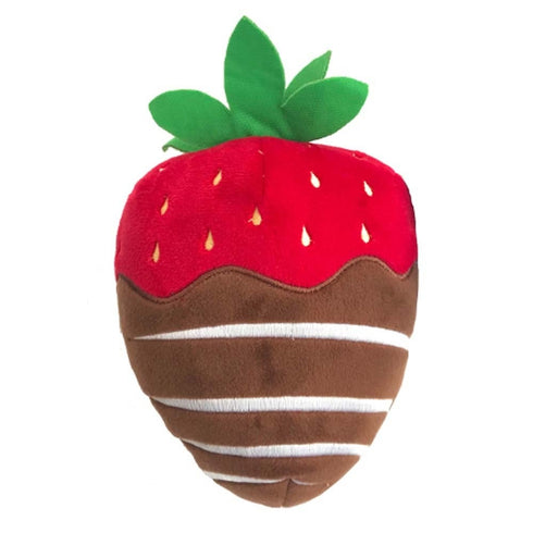 Huxley & Kent Chocolate Strawberry Large Dog Toy - Poudre Pet & Feed Supply