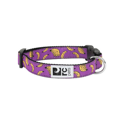 RC PETS Dog Clip Collar, Bananas, S, 3/4" - Poudre Pet and Feed Supply