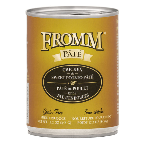 Fromm Chicken & Sweet Potato Pate Canned Dog Food 12.2oz - Poudre Pet and Feed Supply