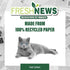 Fresh News Recycled Paper, Original Pellet Cat Litter, 25-lb