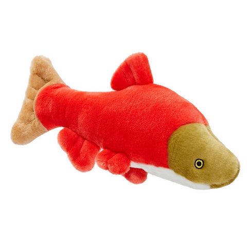 Fluff & Tuff Cedar Salmon Dog Toy - Poudre Pet & Feed Supply