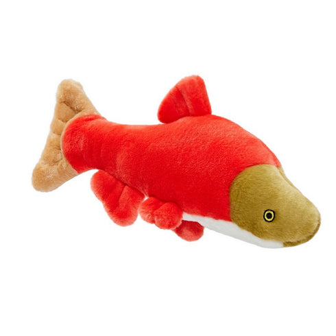 Fluff & Tuff Cedar Salmon Dog Toy - Poudre Pet & Feed Supply 3