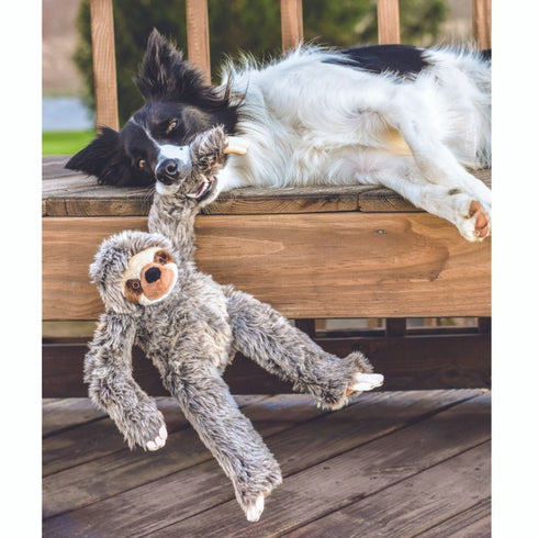 Fluff & Tuff Tico Sloth Dog Toy - Poudre Pet & Feed Supply 4