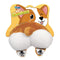 Pet Edge Grriggles Lil' Cheekies Corgie Dog Toy - Poudre Pet & Feed Supply