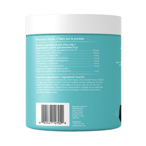 Open Farm Calming Supplement Chews for Dogs 90 Soft Chews - Poudre Pet and Feed Supply