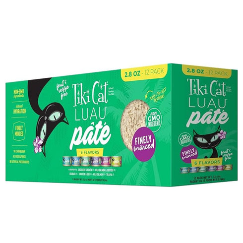 Tiki Cat Luau Pate Variety Pack 2.8 oz. Cans (Pack of 12) - Poudre Pet and Feed Supply