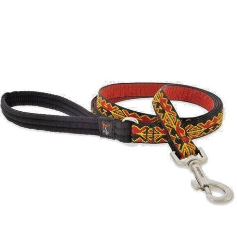 Lupine Dog Leash 3/4" Wide x 6' Length Monarch Red - Poudre Pet and Feed Supply