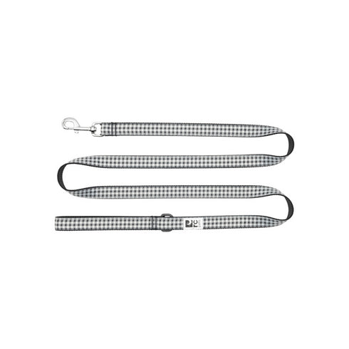 RC PETS Dog Leash, Black Gingham, 1x6' - Poudre Pet and Feed Supply