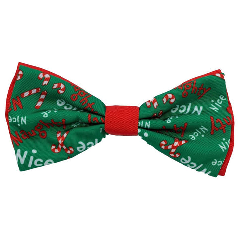 Huxley and Kent Naughty & Nice Bow Tie for Cats and Dogs SM - Poudre Pet and Feed Supply