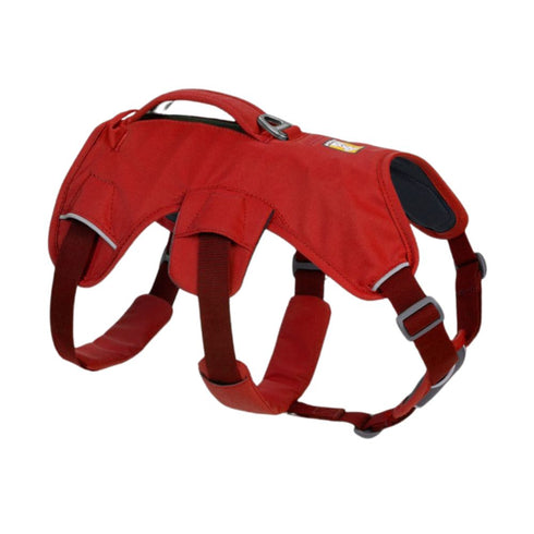 RuffWear Web Master Dog Harness with Handle Large/XLarge Red Sumac Poudre Pet & Feed Supply