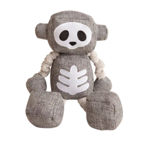 Skel-O-Bot Halloween Squeaky Dog Toy - Poudre Pet and Feed Supply