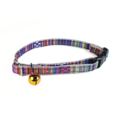Goli Design Polyester Tapestri Summer Reflective Cat Collar 7.25" - Poudre Pet and Feed Supply