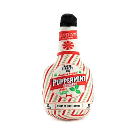 Haute Diggity Dog Puppermint Schnapps Bottle Dog Toy - Poudre Pet & Feed Supply