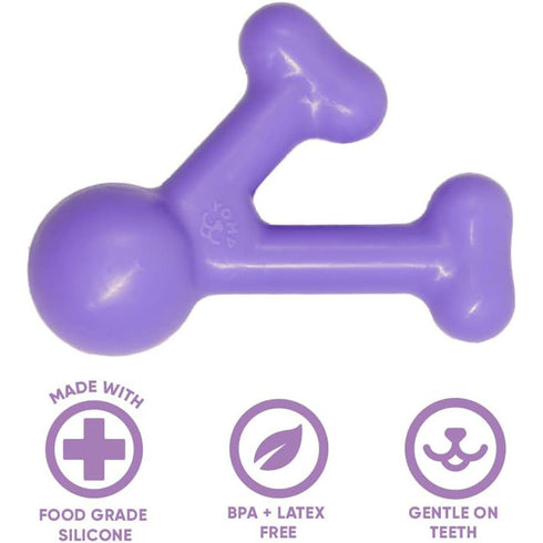 Yomp Funny Bone Silicone Dog Toy poudrefeed.com 3