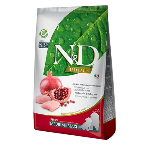 Farmina Prime Chicken Pomegranate Puppy Medium Maxi Dry Dog Food 5.5lb - Poudre Pet & Feed Supply