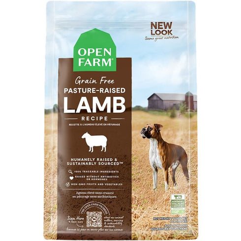 Open Farm Pasture-Raised Lamb Grain-Free Dry Dog Food 22lb - Poudre Pet and Feed Supply