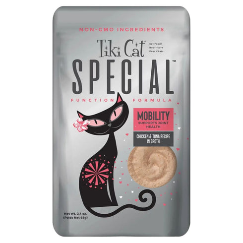 Tiki Cat Special Mousse Mobility Chicken & Tuna Wet Cat Food 2.4oz- Poudre Pet & Feed Supply