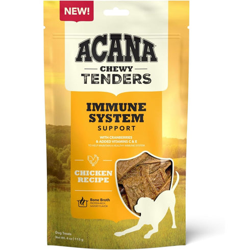 Acana Chewy Tenders Chicken Immune System Support Dog Treats 4oz - Poudre Pet & Feed Supply