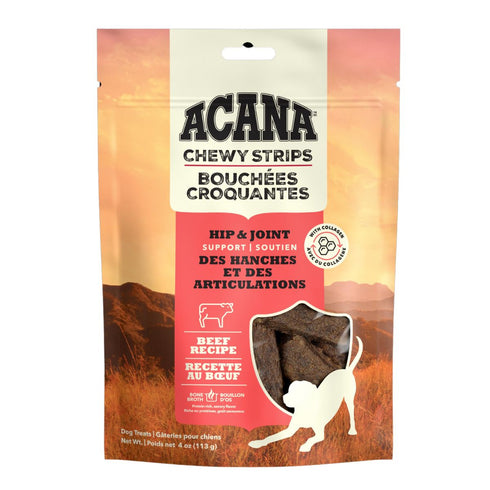 Acana Chewy Tenders Beef Hip& Joint Support Dog Treats 4oz - Poudre Pet & Feed Supply 6
