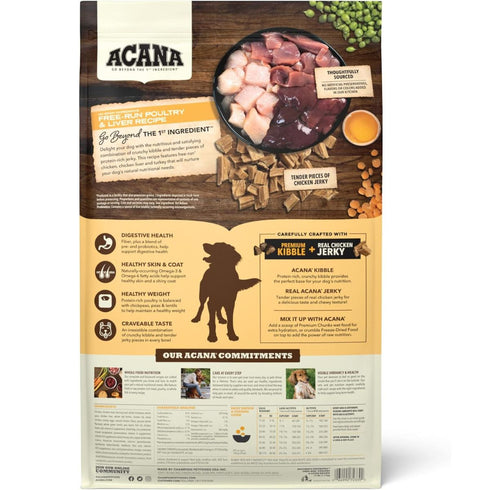 Acana Butcher's Favorites Free-Run Poultry & Liver Dry Dog Food 4lb - Poudre Pet & Feed Supply 2