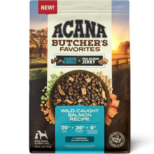 Acana Butcher's Favorites Wild-Caught Salmon Dry Dog Food 4lb - Poudre Pet & Feed Supply
