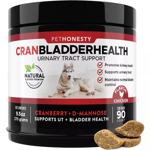 Pet Honesty Cranbladder Health Soft Chews for Dogs 9.5oz poudrefeed.com