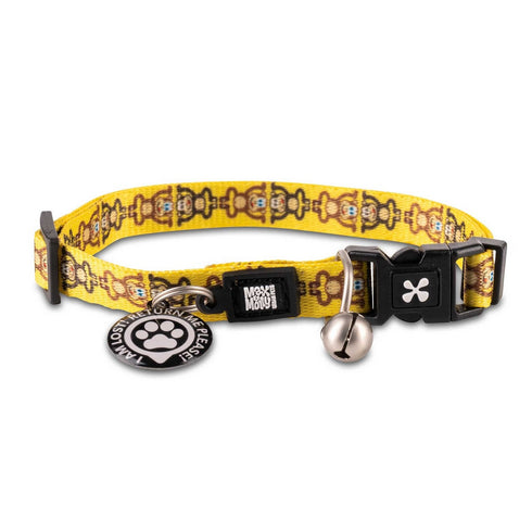 Max&Molly Smart ID Cat Collar Monkey Maniac - Poudre Pet & Feed Supply