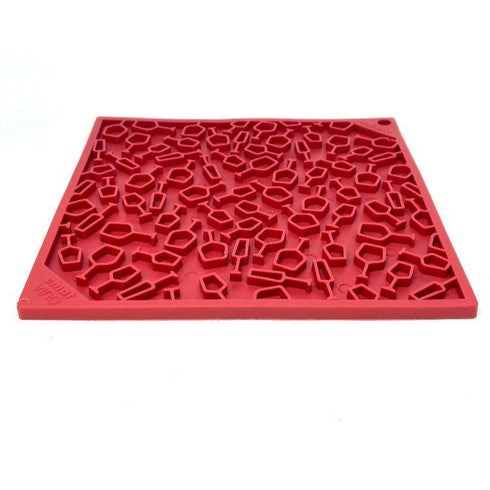SodaPup Vino Design eMat Enrichment Lick Mat Red - Poudre Pet & Feed Supply 5