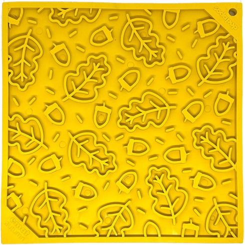SodaPup Autumn eMat Enrichment Lick Mat Yellow - Poudre Pet & Feed Supply
