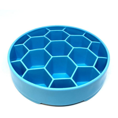 SodaPup Honeycumb eBowl Slow Feeder Blue - Poudre Pet & Feed Supply 4