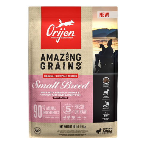 Orijen Amazing Grains Small Breed Dry Dog Food 10lb - Poudre Pet & Feed Supply