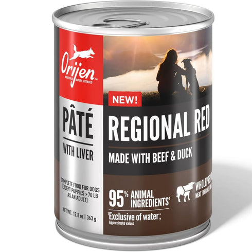 Orijen Regional Red Pate with Liver Wet Dog Food 12.8oz - Poudre Pet & Feed Supply