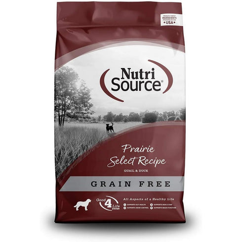 NutriSource Prairie Select Healthy Grain Free Dry Dog Food 4lb - Poudre Pet & Feed Supply
