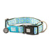 Max&Molly Smart ID Dog Collar Retro Blue M 13-21" - Poudre Pet & Feed Supply