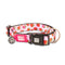 Max&Molly Smart ID Dog Collar Strawberry Dream S 11-18" - Poudre Pet & Feed Supply