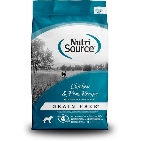NutriSource Chicken & Peas Grain Free Dry Dog Food 12lb - Poudre Pet & Feed Supply