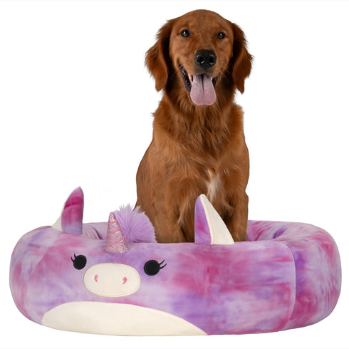 Squishmallows Lola the Unicorn Pet Bed 24" - Poudre Pet & Feed Supply