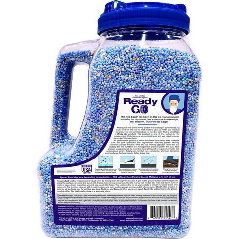 Ready Go Ice Melter with Traction Minerals 8lb Jug - Poudre Pet & Feed Supply 2