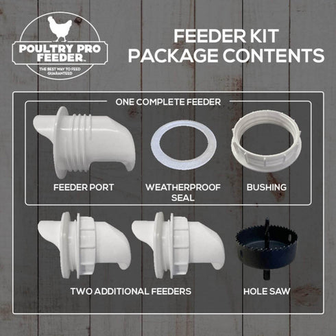 Poultry Pro Feeder 3-Pack DIY Kit